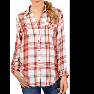 Lucky Brand Classic One-Pocket Plaid Shirt